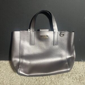 Kate Spade Purse  Metallic‎ Silver Purse